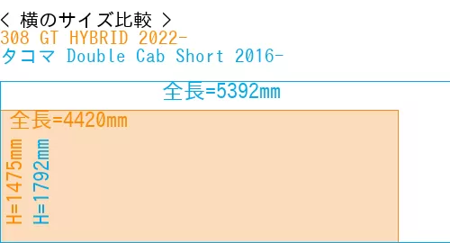 #308 GT HYBRID 2022- + タコマ Double Cab Short 2016-